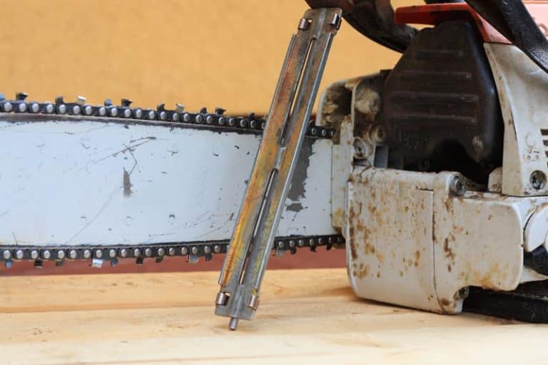 How To Sharpen A Chainsaw With A File Guide Obsessed Lawn