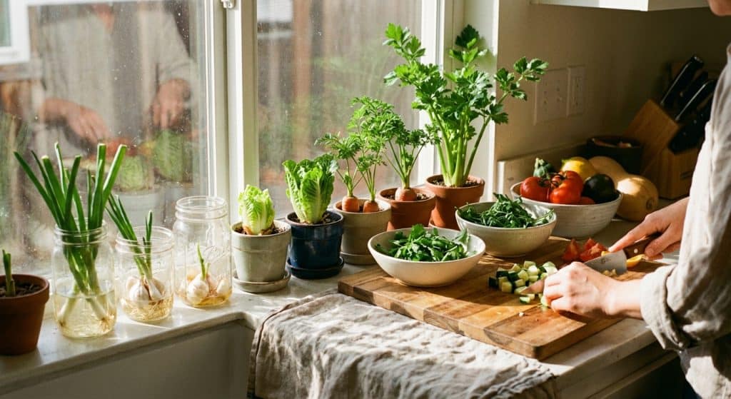 Those Kitchen Scraps in Your Trash Will Grow if You Plant Them