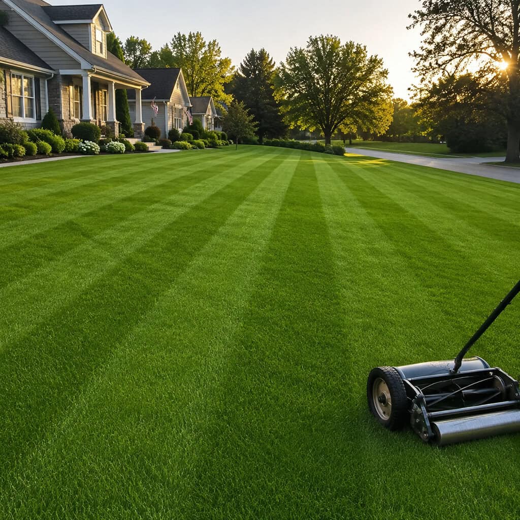 The Perfectly Striped, Weed-Free Lawn