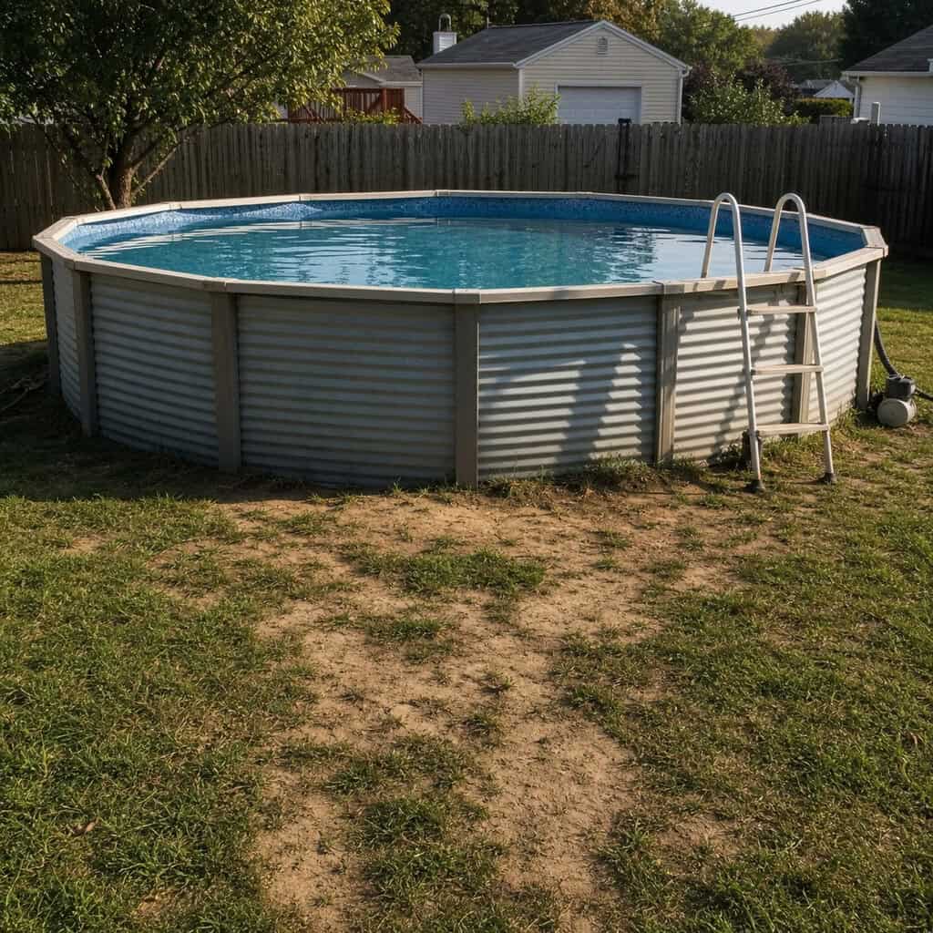 An Above-Ground Pool