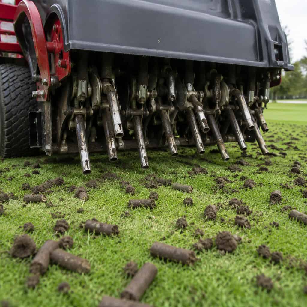 They Core-Aerate Compacted Soil