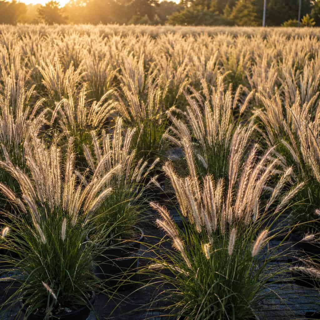 Mass-Planted Ornamental Grasses