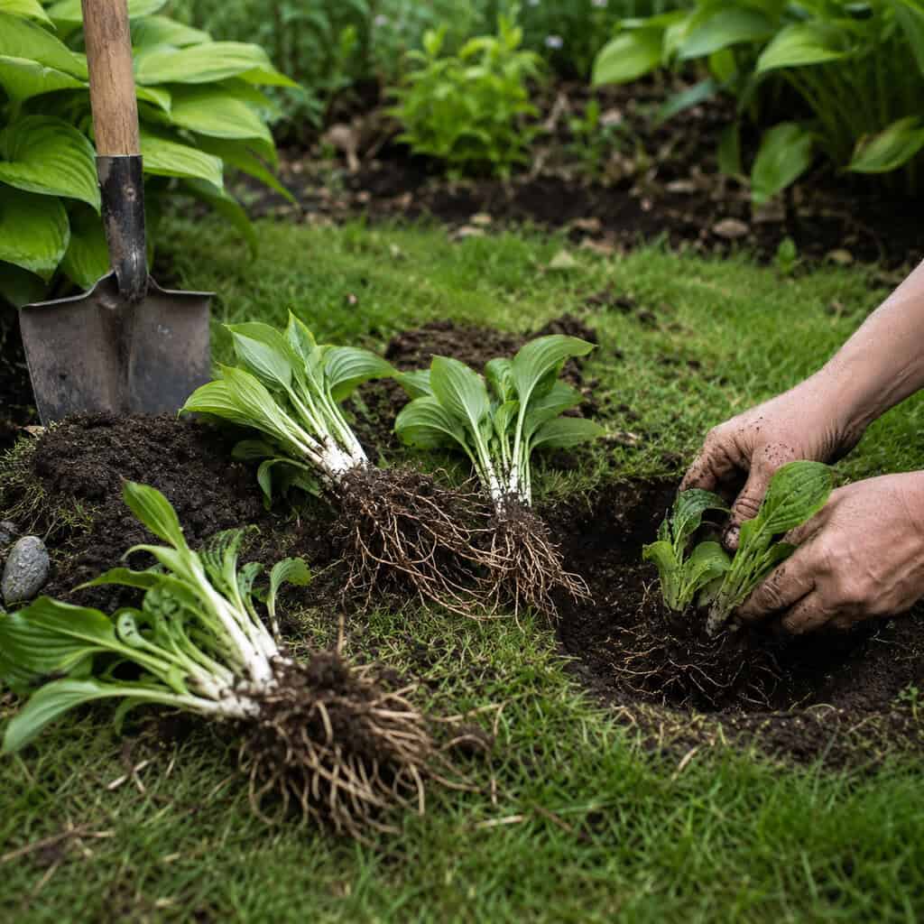 Divide Perennials Into Free Plants