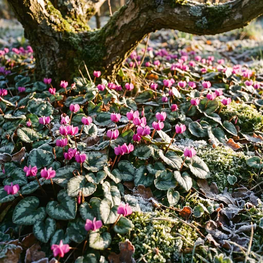 Hardy Cyclamen (Cyclamen coum)
