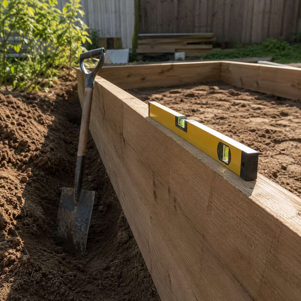 Level the Ground and Set the Bed