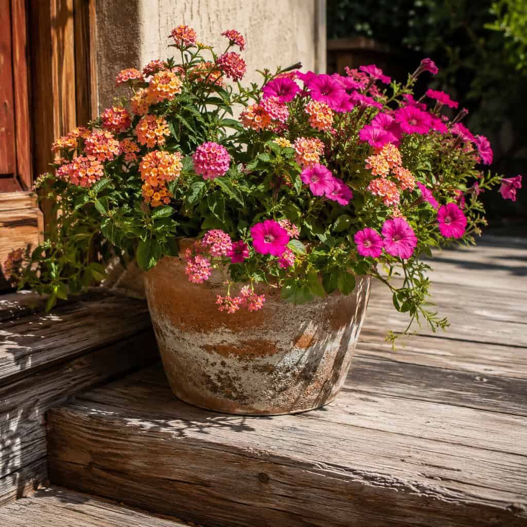 Lantana + Supertunia Vista Fuchsia