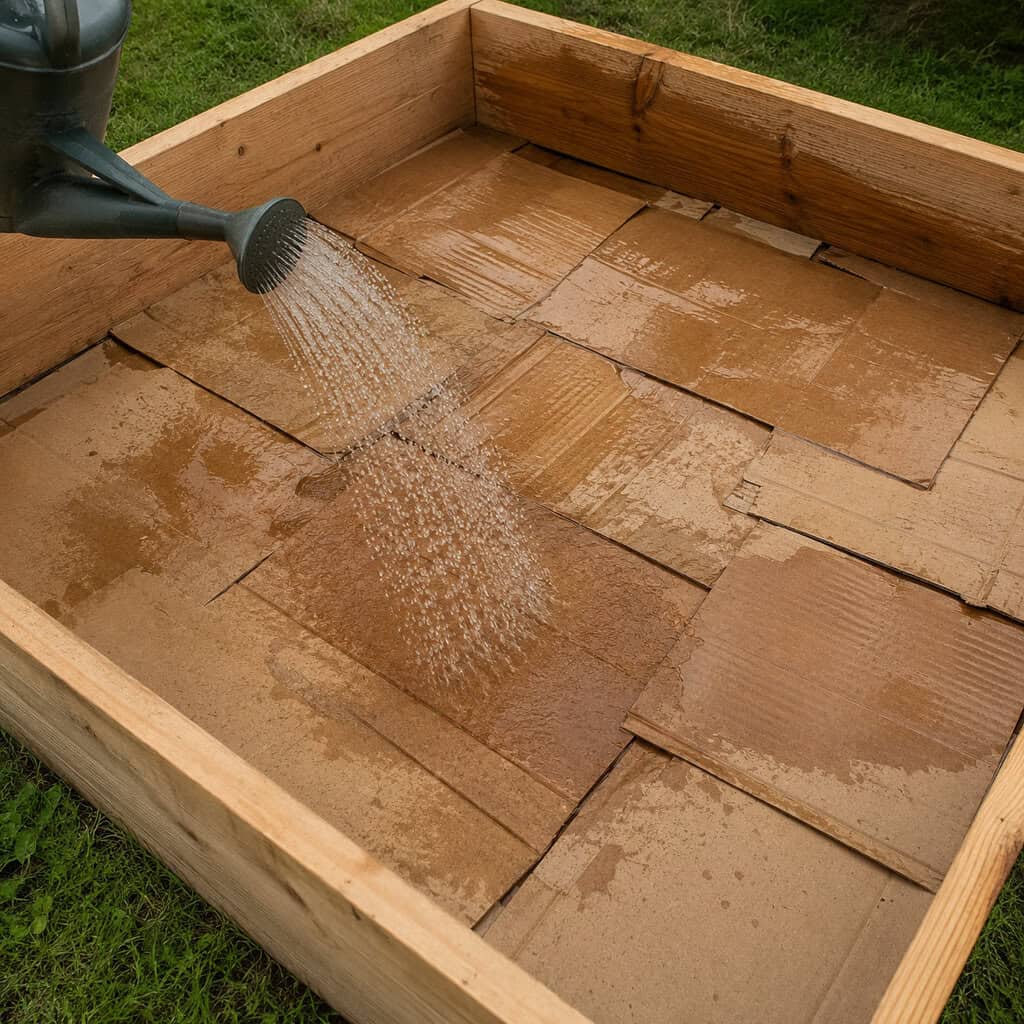 Line the Bottom With Cardboard