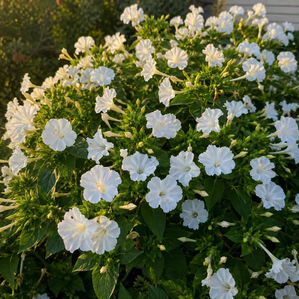 Four O'Clock 'Alba' (Mirabilis jalapa)