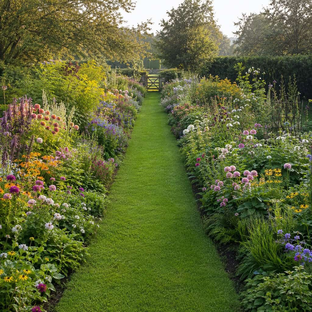 Grass Paths Instead of Paving