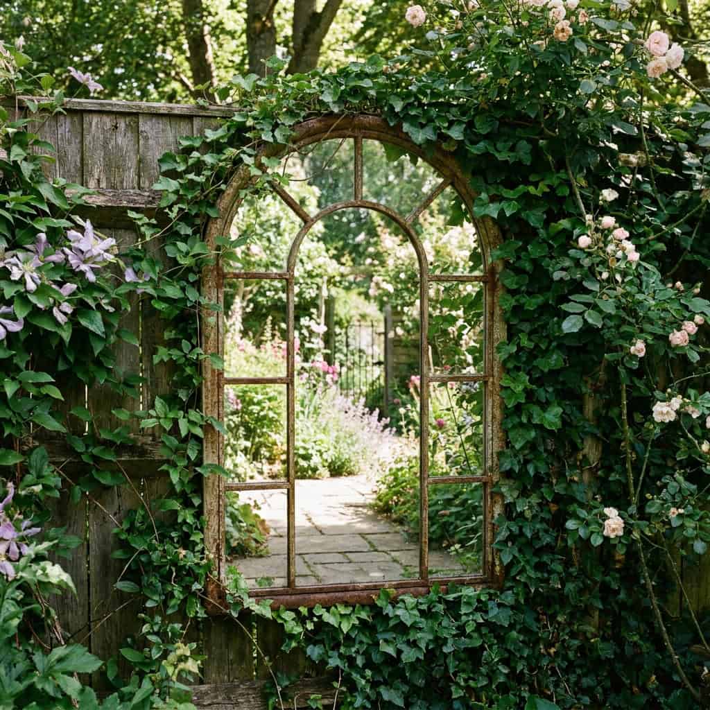 Hang an Outdoor Mirror