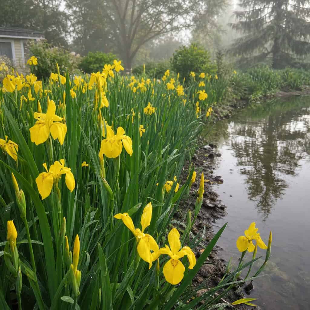 Yellow Flag Iris (Iris pseudacorus)