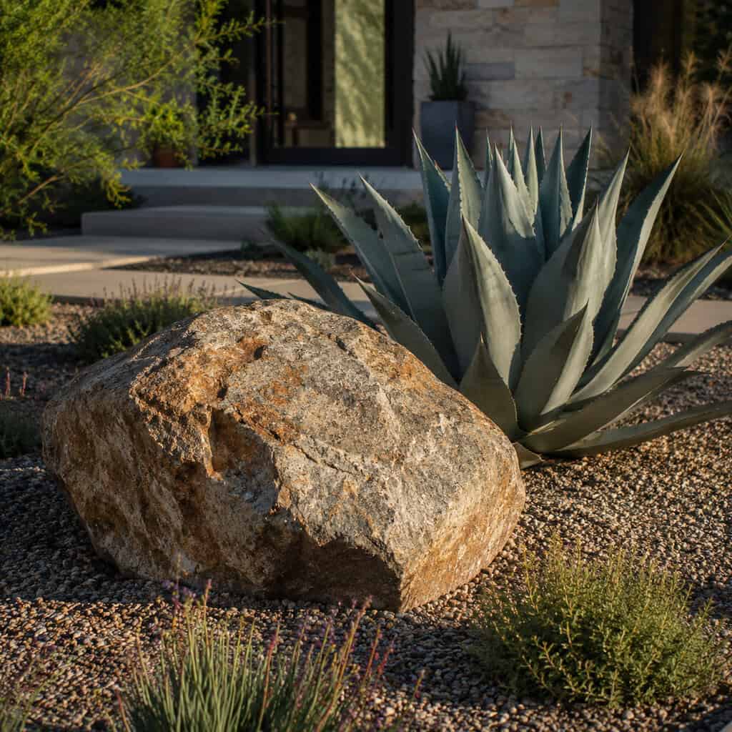 Give the Eye a Focal Point — Boulder, Agave, or Specimen Tree