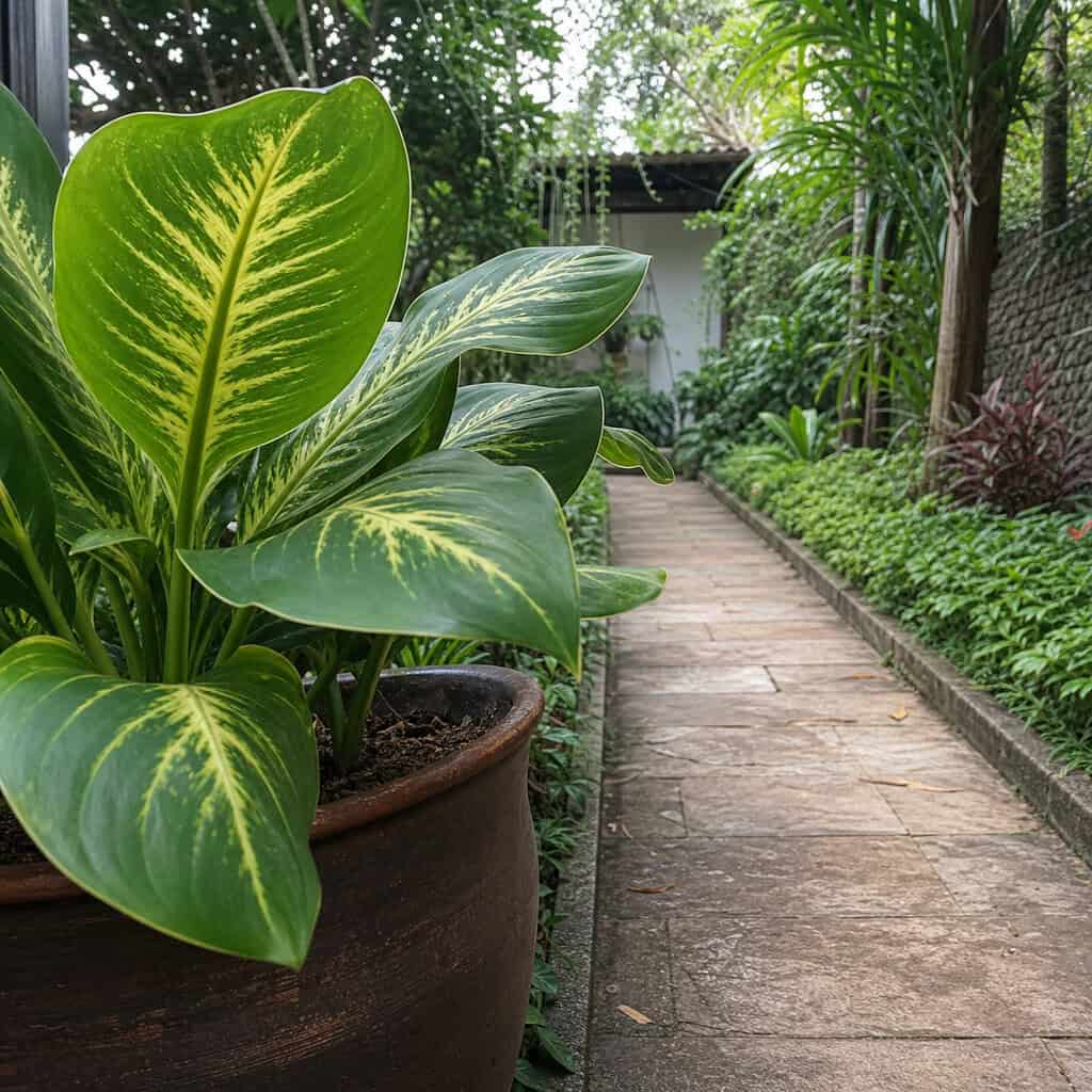 Plant Bold in the Foreground