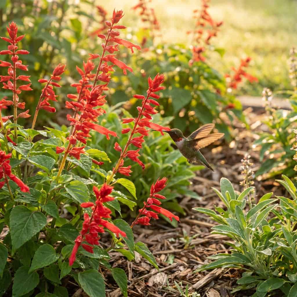 Scarlet Sage (Salvia)