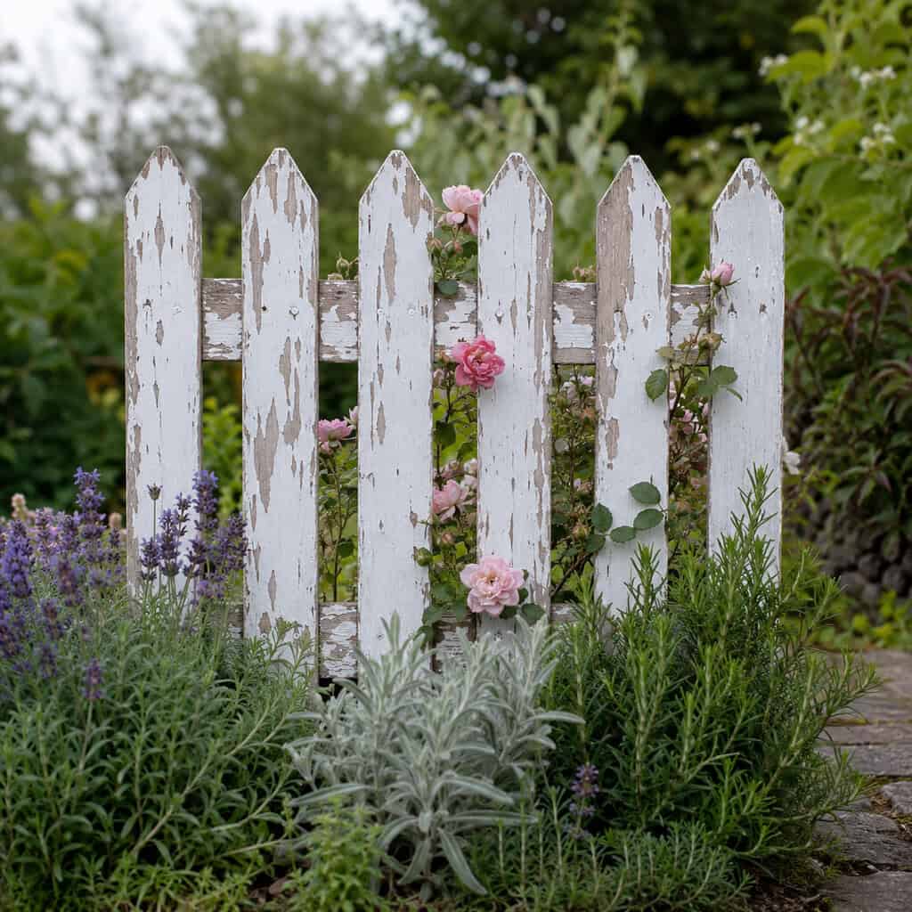 A Salvaged Picket-Fence Accent