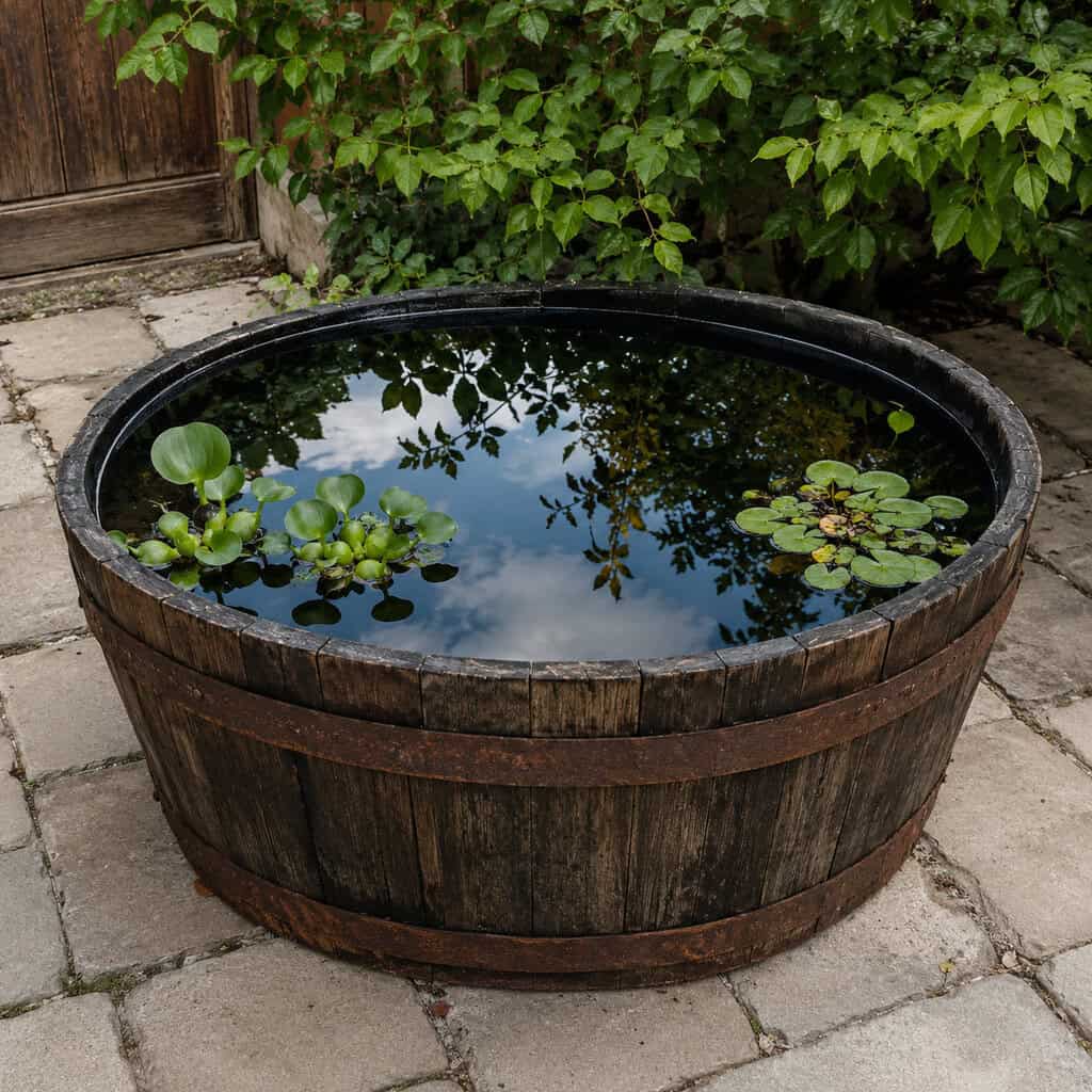Add a Water Feature or Container Pond
