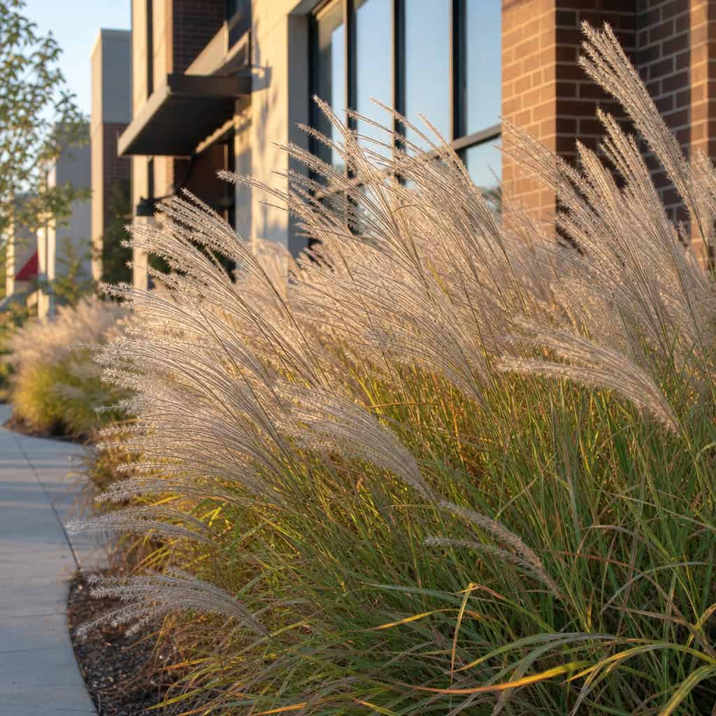 Chinese Silver Grass / Maiden Grass (Miscanthus sinensis)