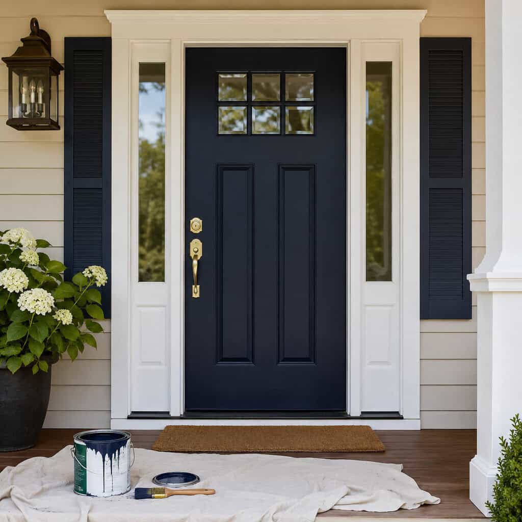 Repaint the Front Door and Trim