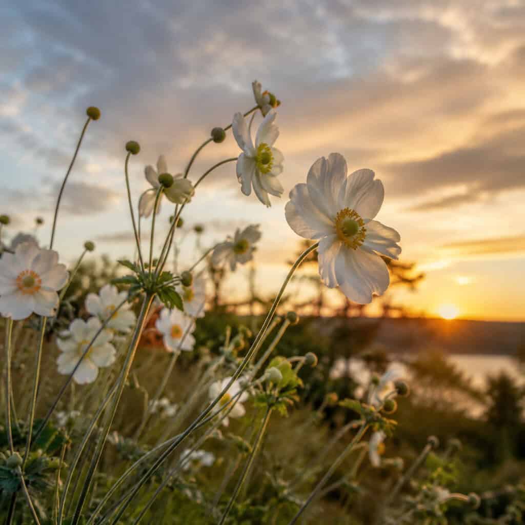 Japanese Anemone 'Honorine Jobert'