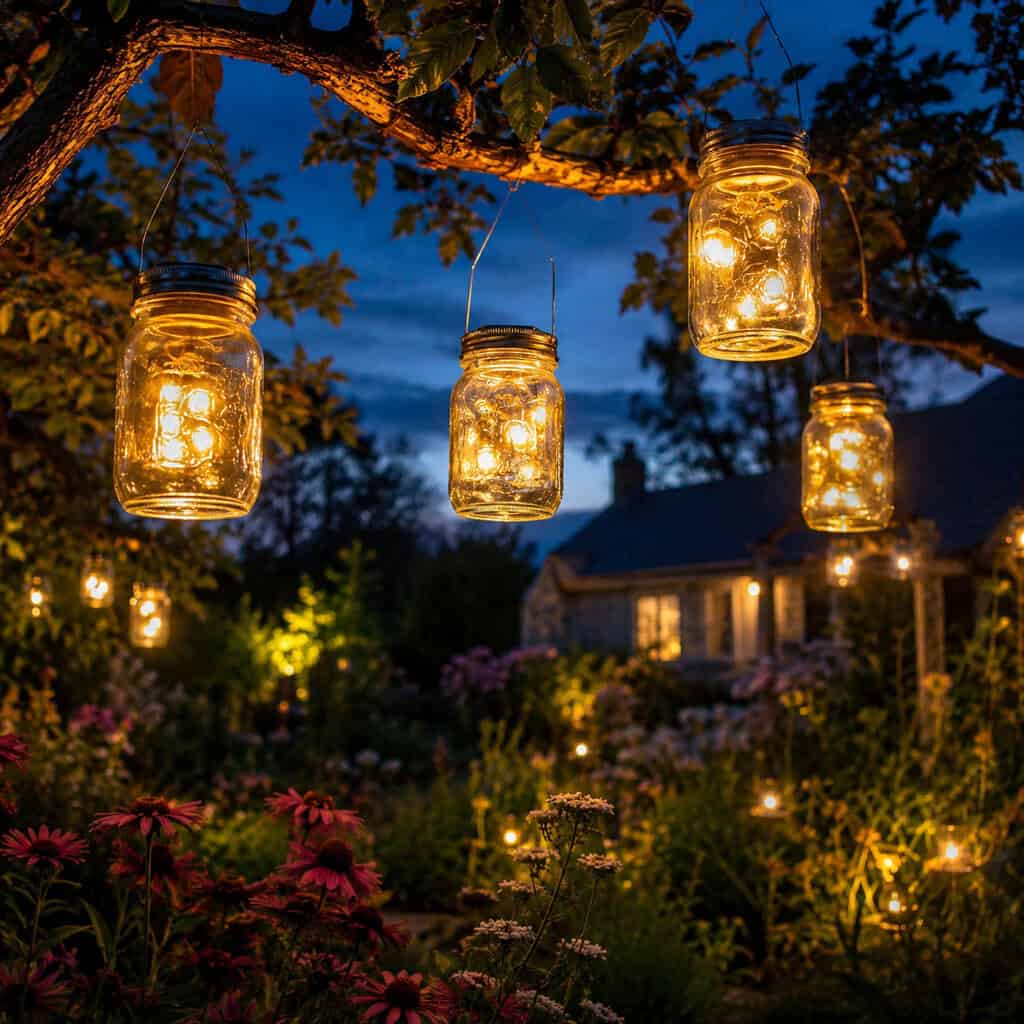 Mason-Jar and Solar Lanterns