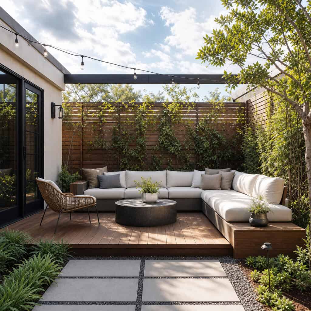 Skip the Heavy Pergola or Gazebo