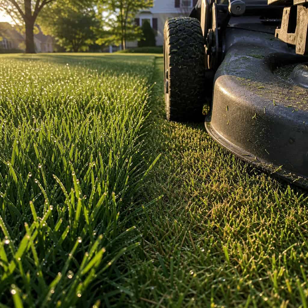 Scalping the Lawn on the Final Mow