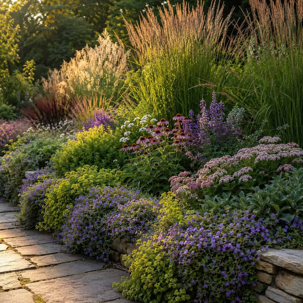 Layer Plants Tall-in-Back, Low-in-Front