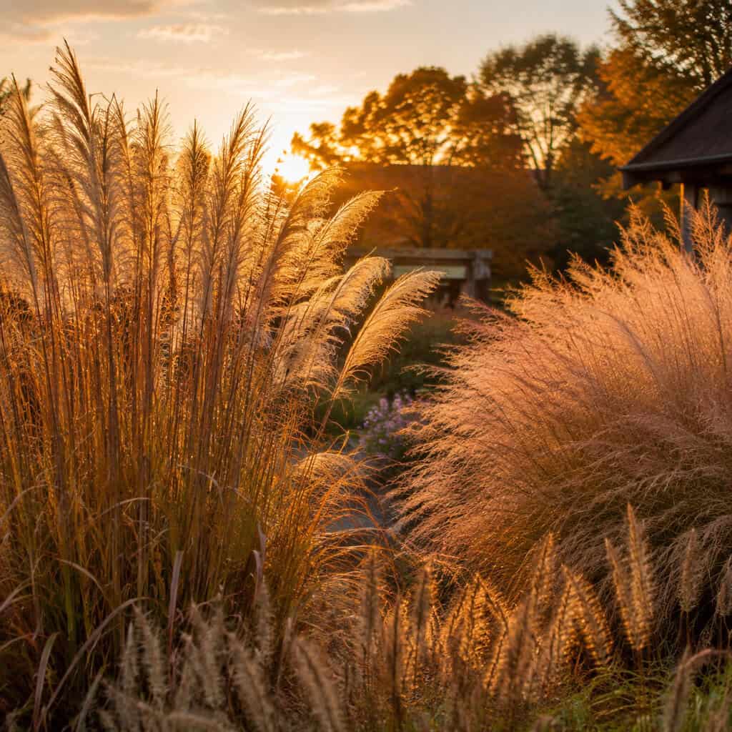 Cutting Down the Ornamental Grasses