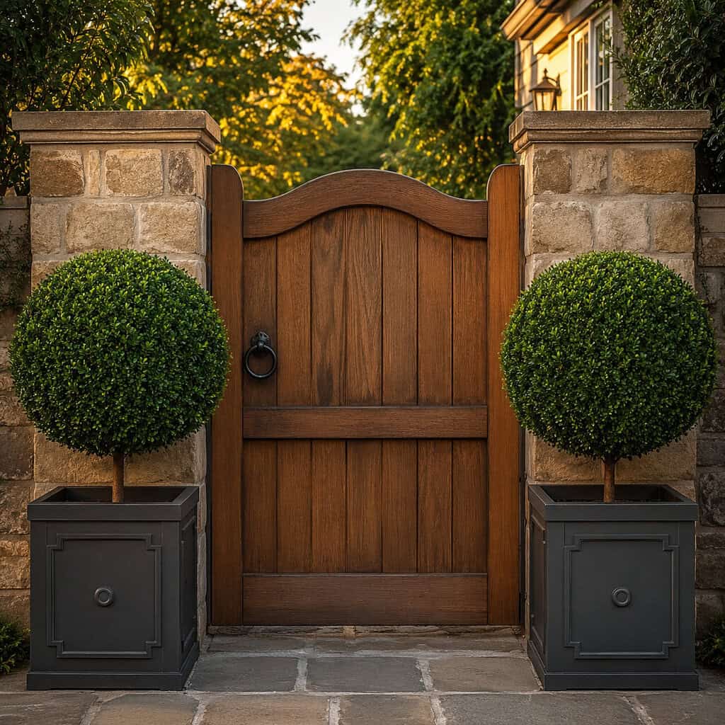 Flank an Entrance With Matching Planters