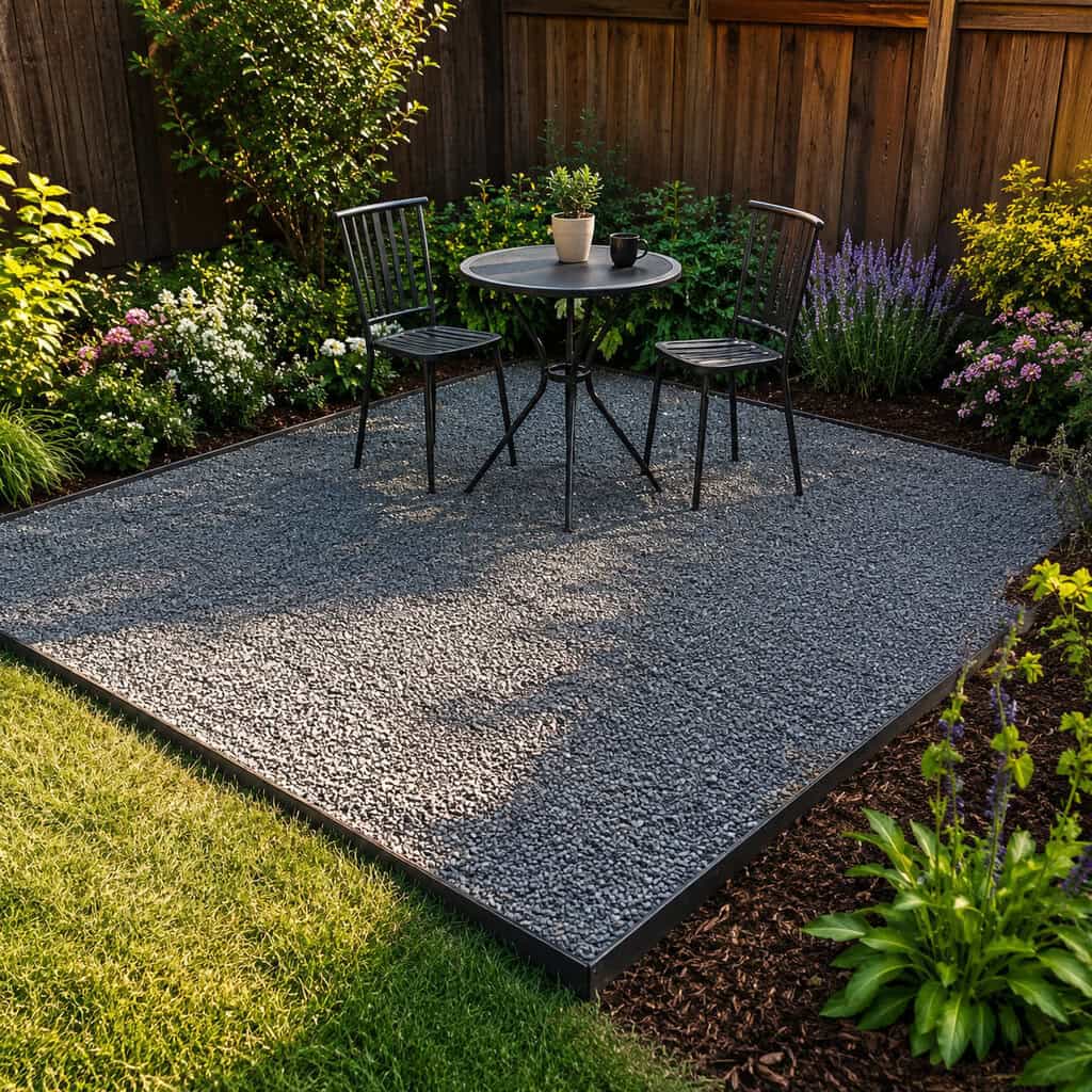 Lay a Gravel Patio Instead of Pavers