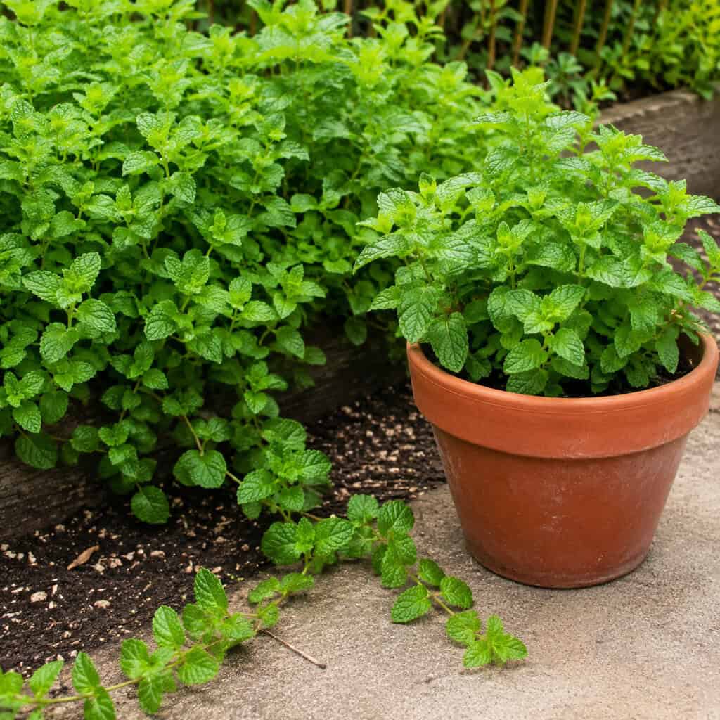 Mint (Planted in the Ground)