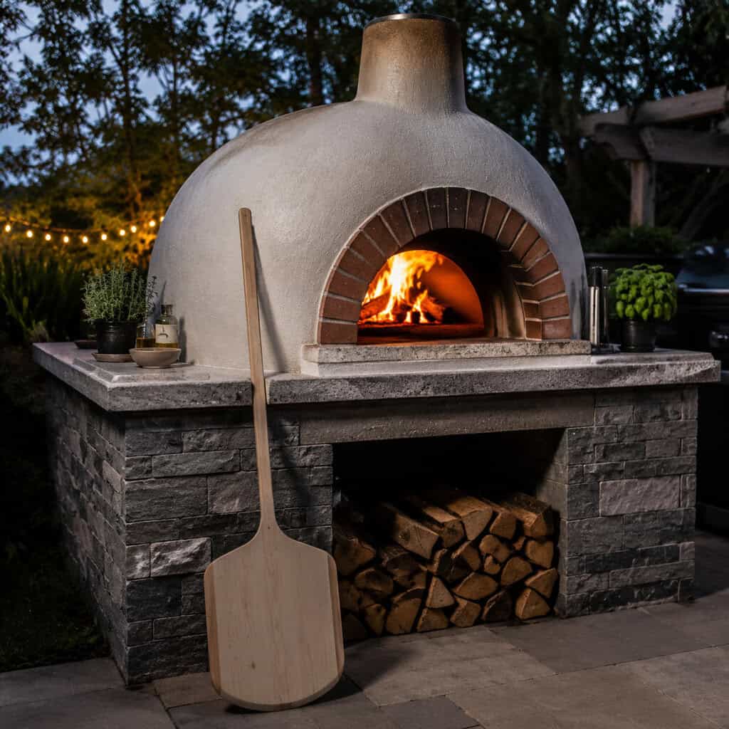 A Wood-Fired Pizza Oven