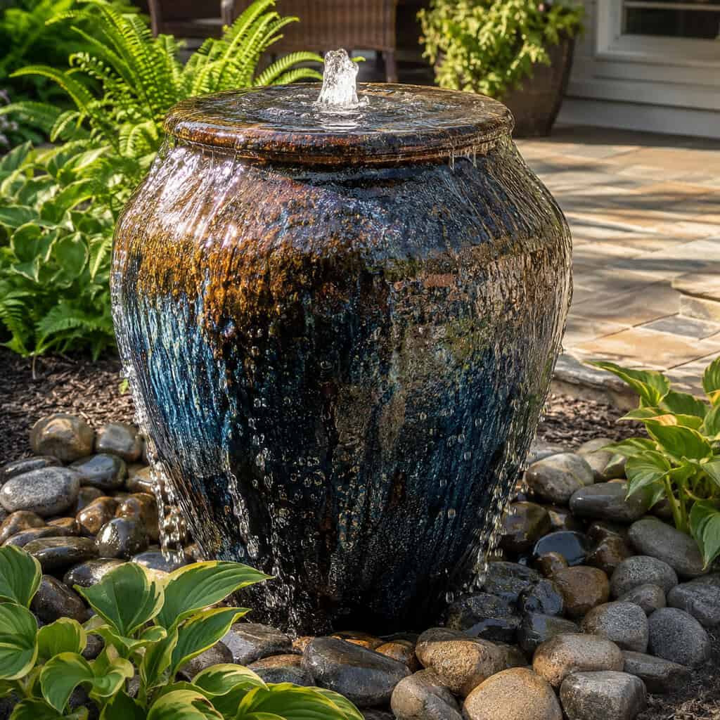 A Recirculating Water Feature