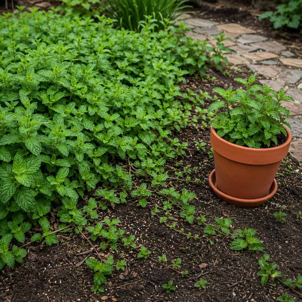 Mint (Planted in the Ground)
