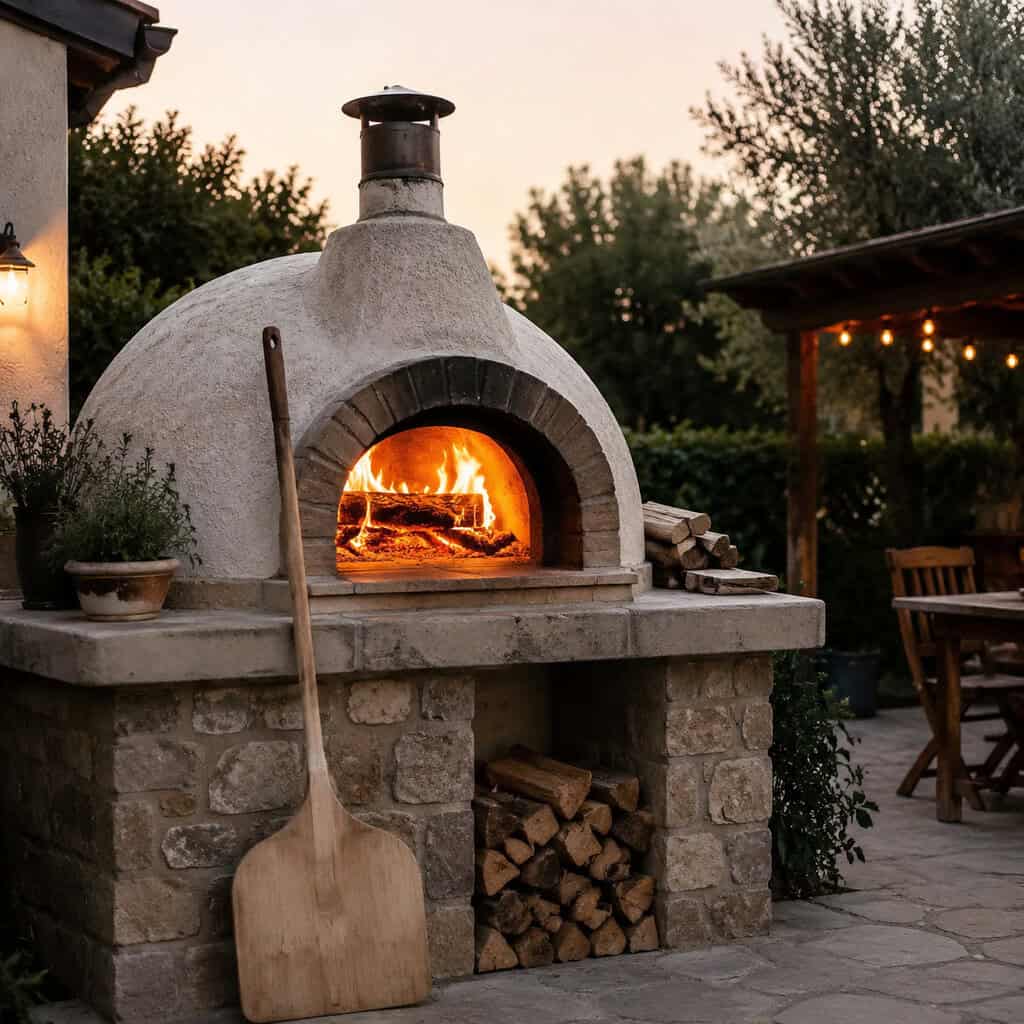 A Wood-Fired Pizza Oven