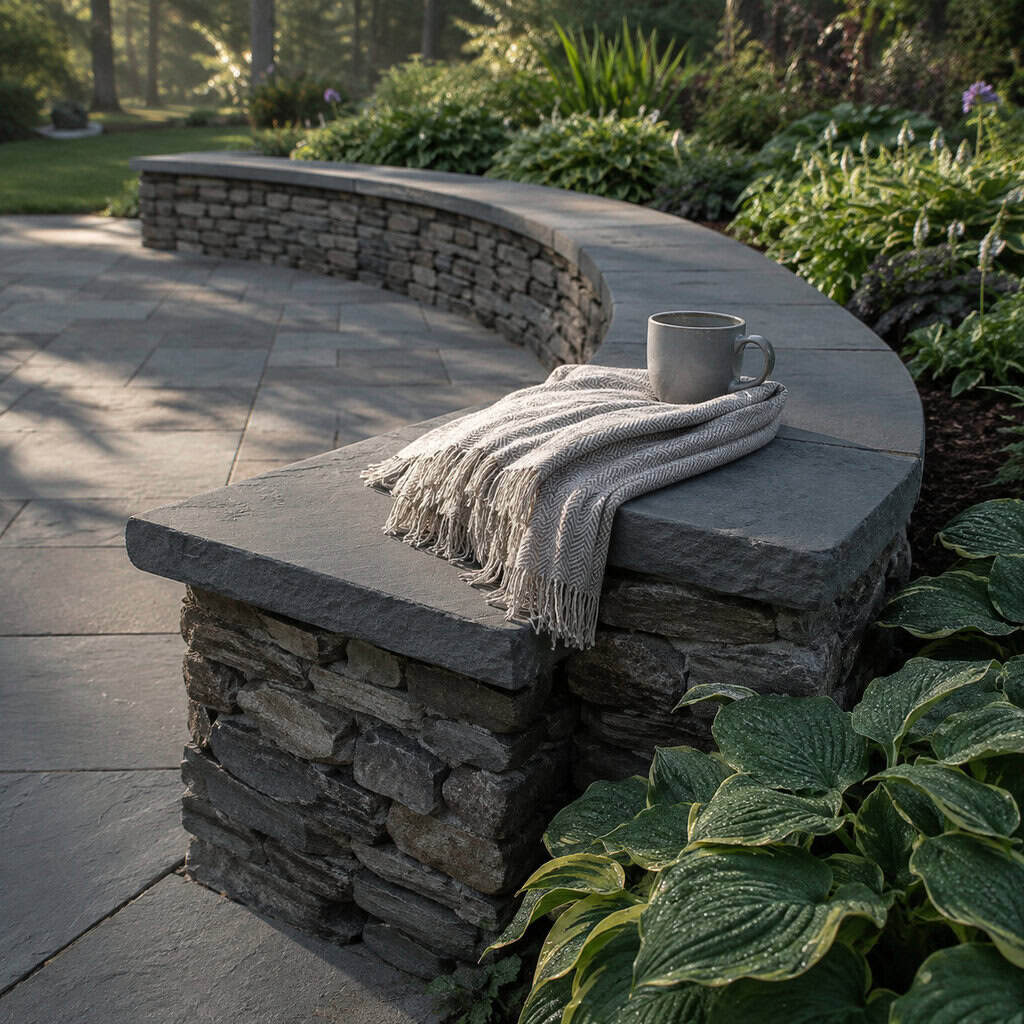 A Built-In Seat Wall at 18 Inches