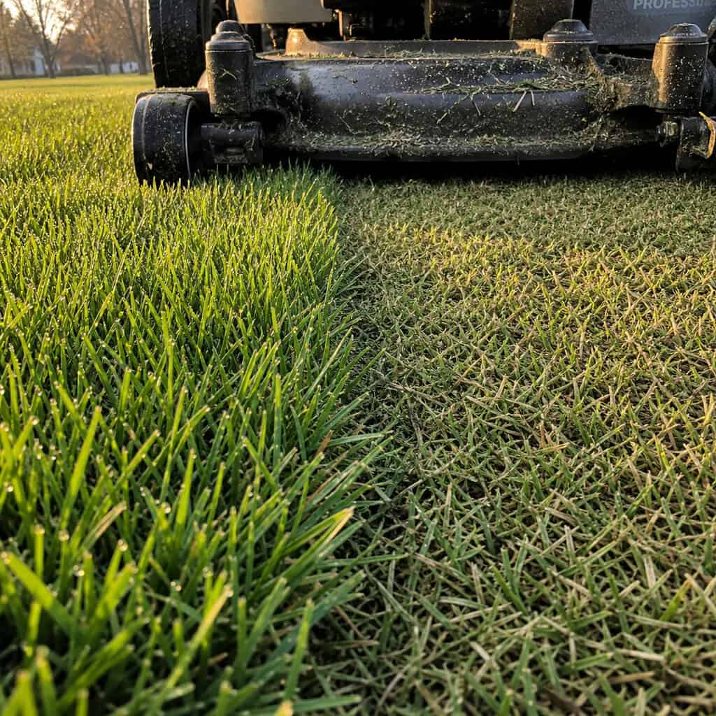 Scalping the Lawn on the Final Mow