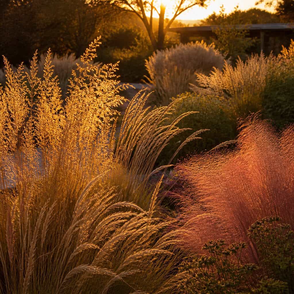 Cutting Down the Ornamental Grasses