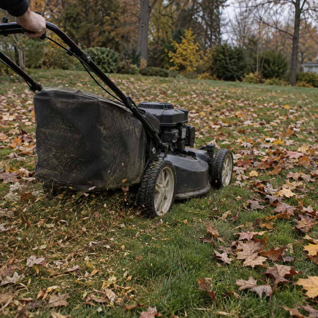 Mulch-Mow the Leaves Instead of Bagging Them