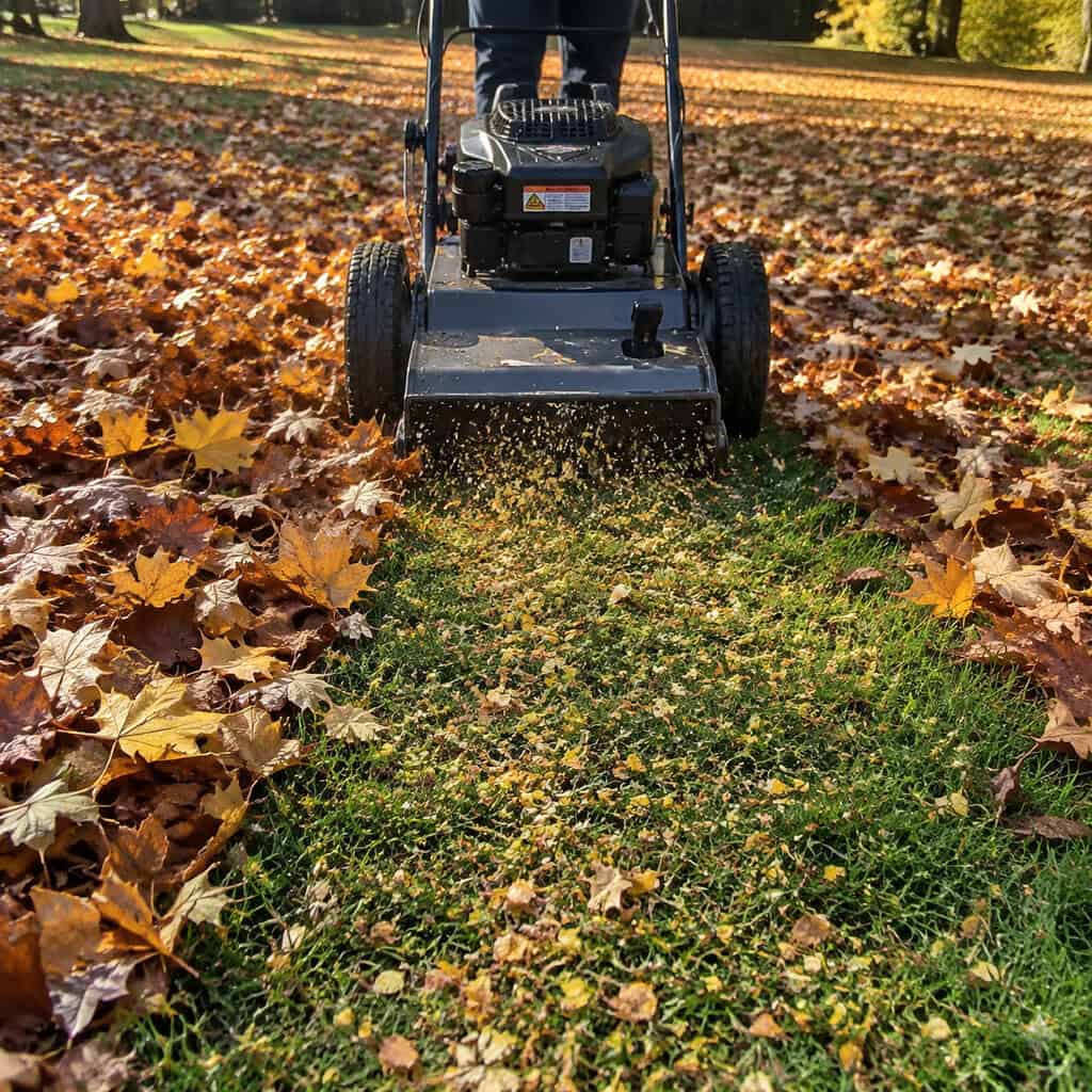 Mulch the Leaves In Instead of Bagging Them