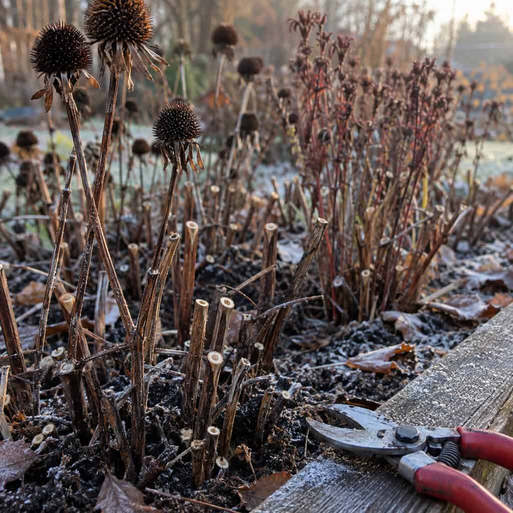 Cutting every perennial to the ground