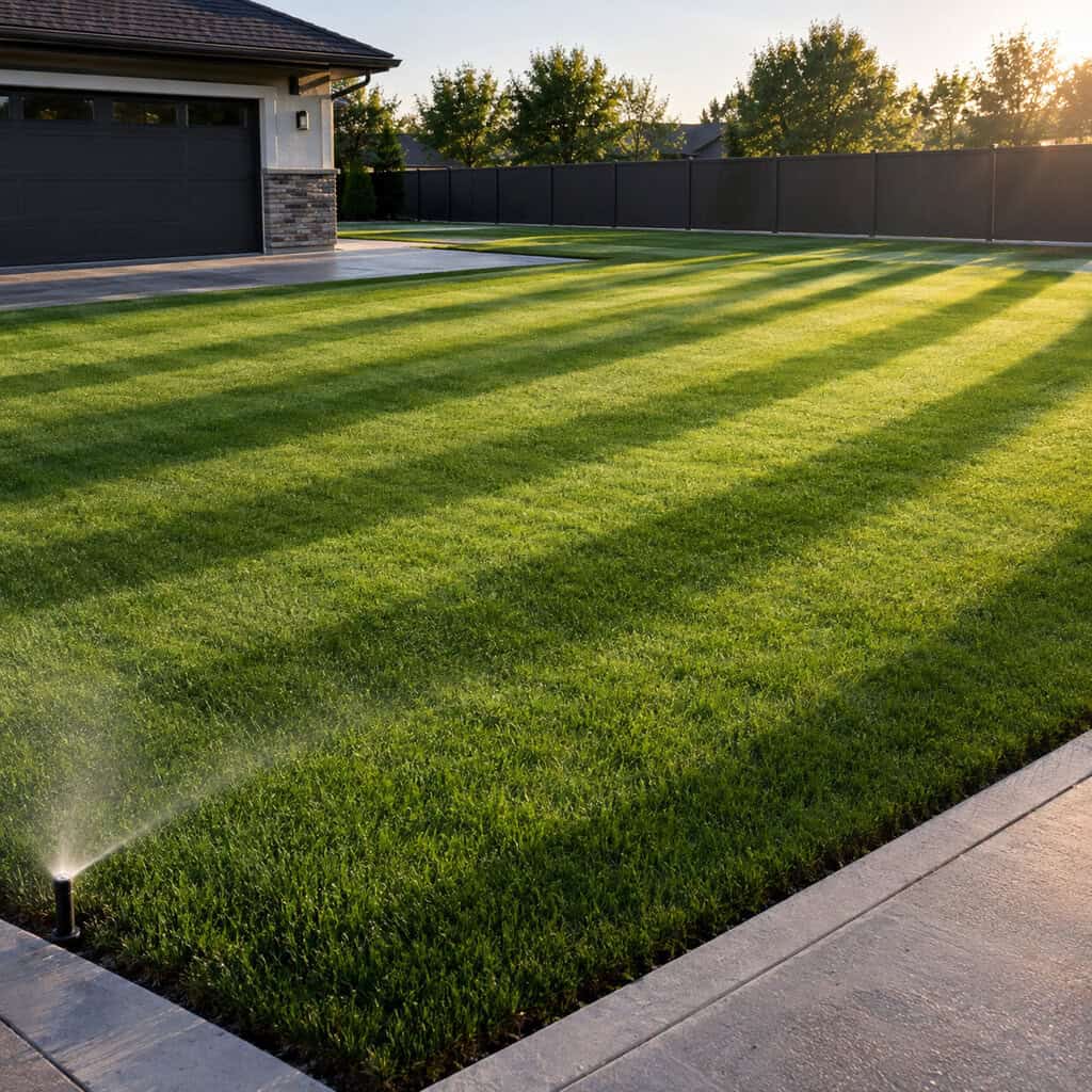 The Perfectly Striped, Chemically Perfect Lawn