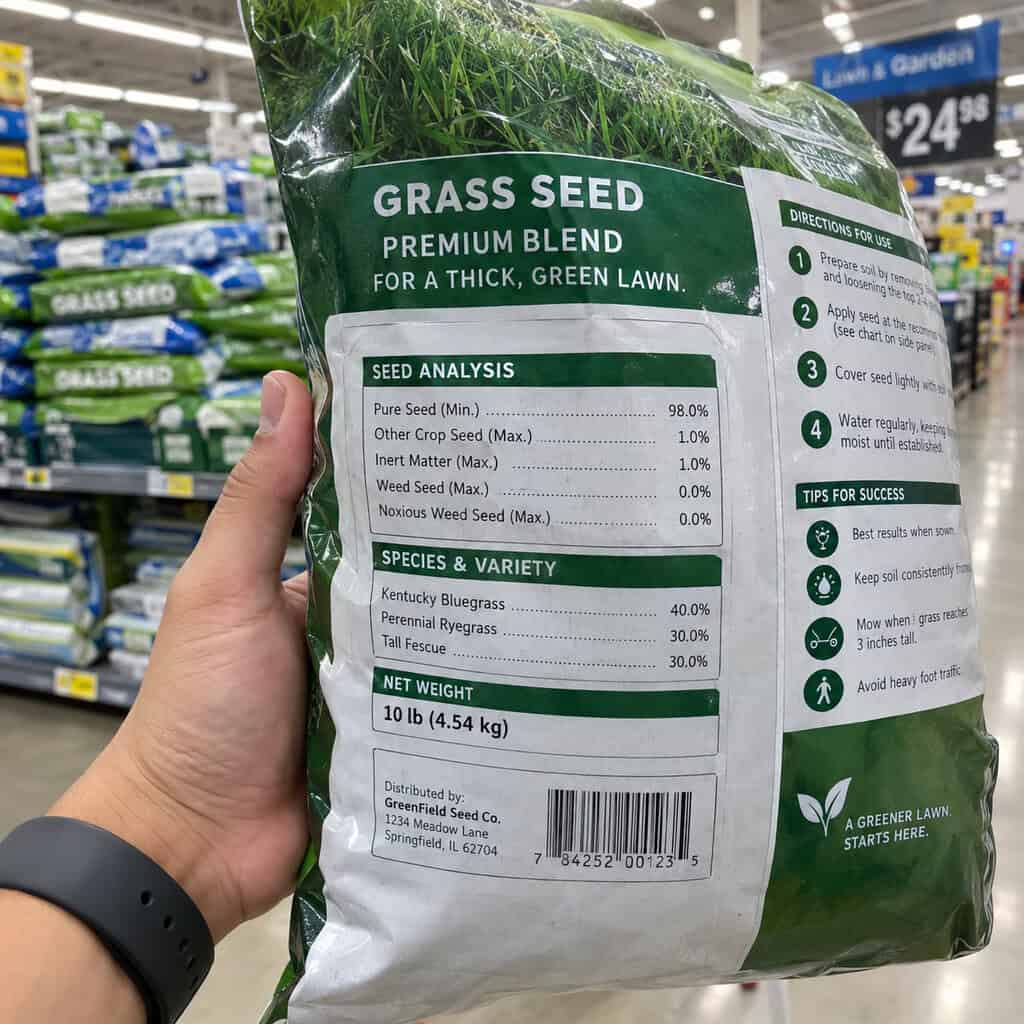 Bargain "Contractor Mix" Grass Seed