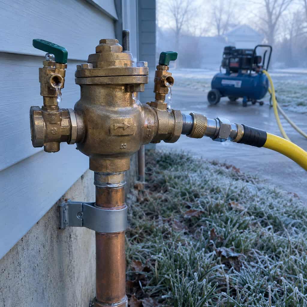 Blow Out the Irrigation and Kill the Hose Bibs