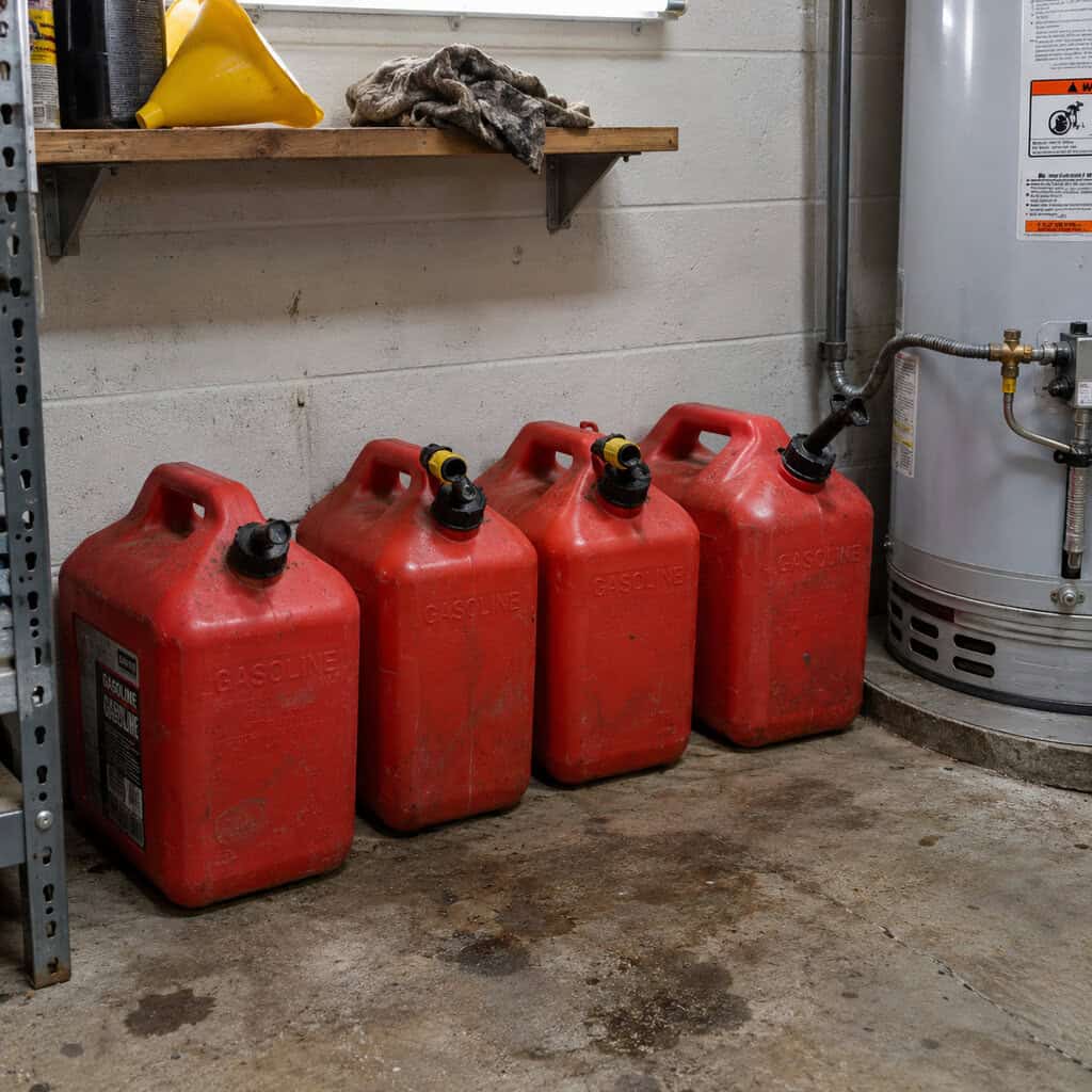 No More Gas Cans Lined Up in the Garage