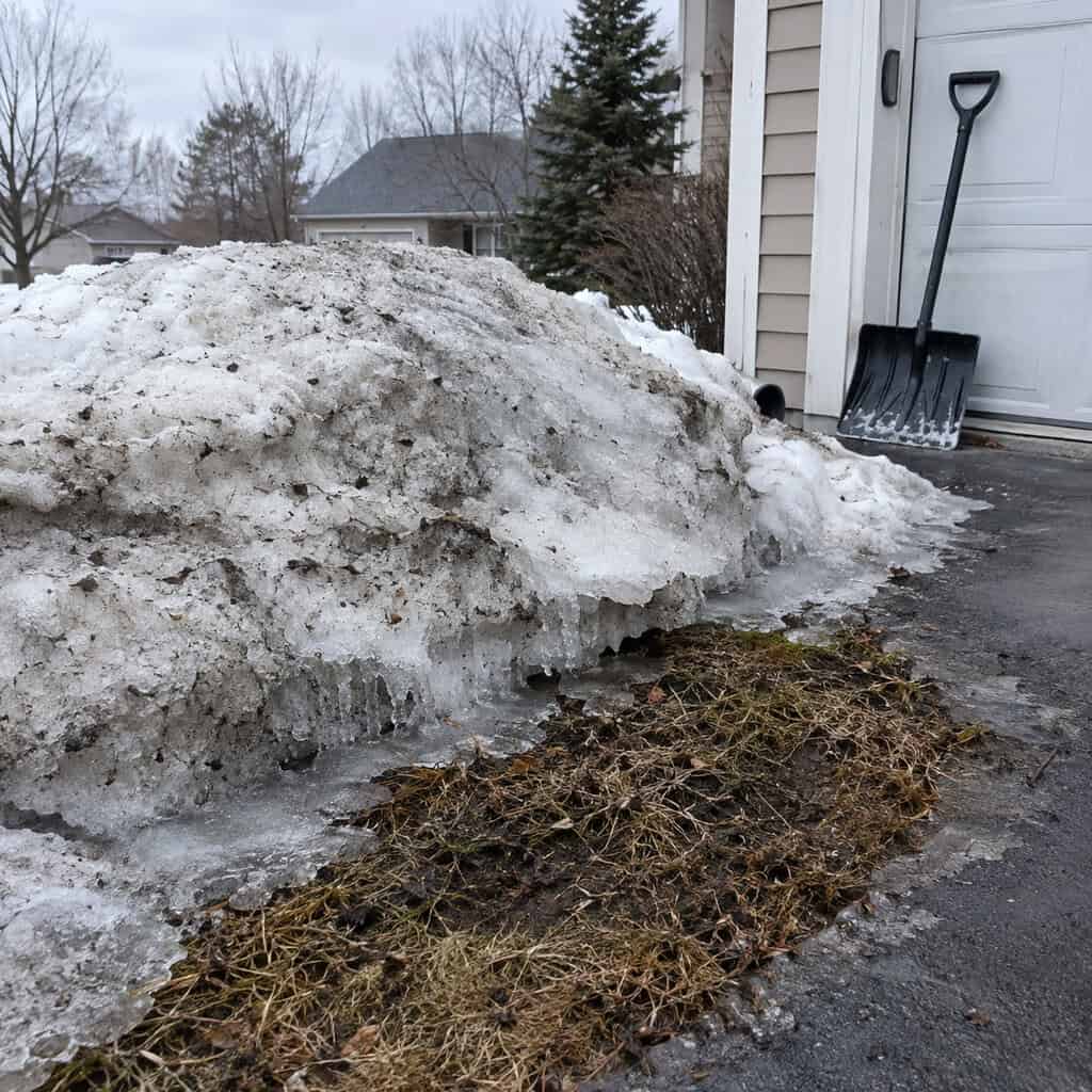 Dumping Every Shovelful of Snow on the Same Strip