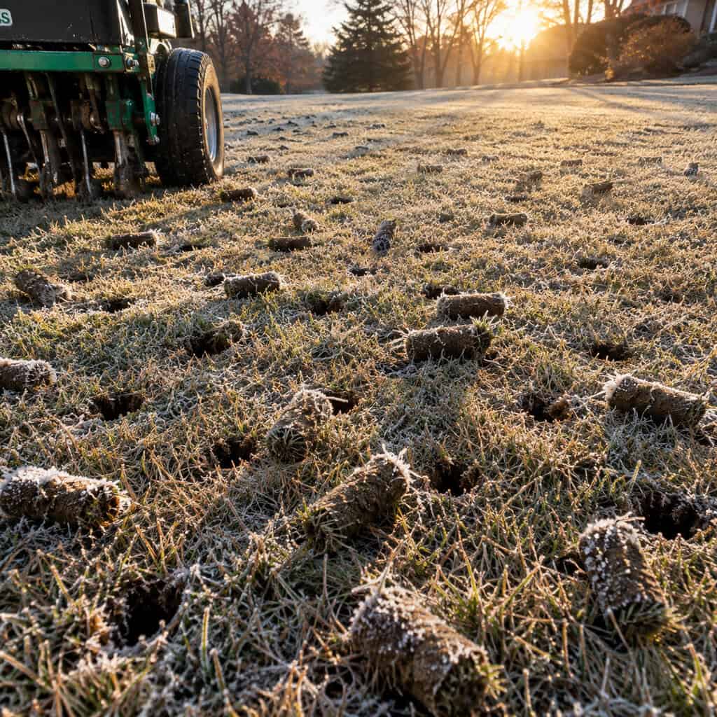 Aerating or Dethatching After Growth Stops