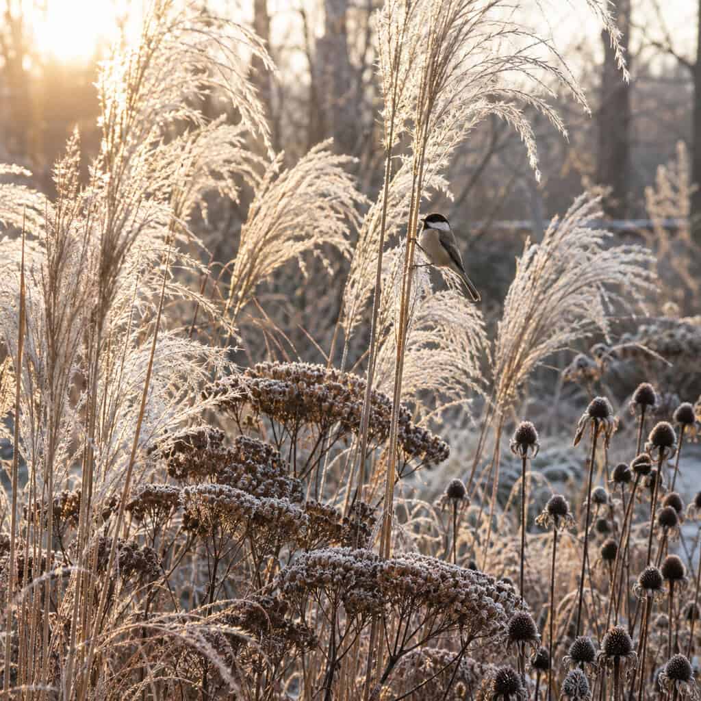 Leave the Ornamental Grasses and Seed Heads Standing