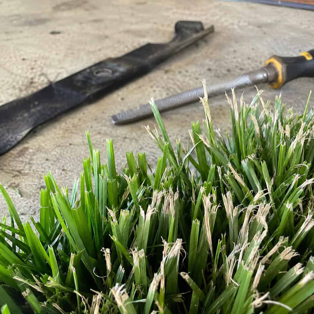 Stop Mowing With a Dull Blade
