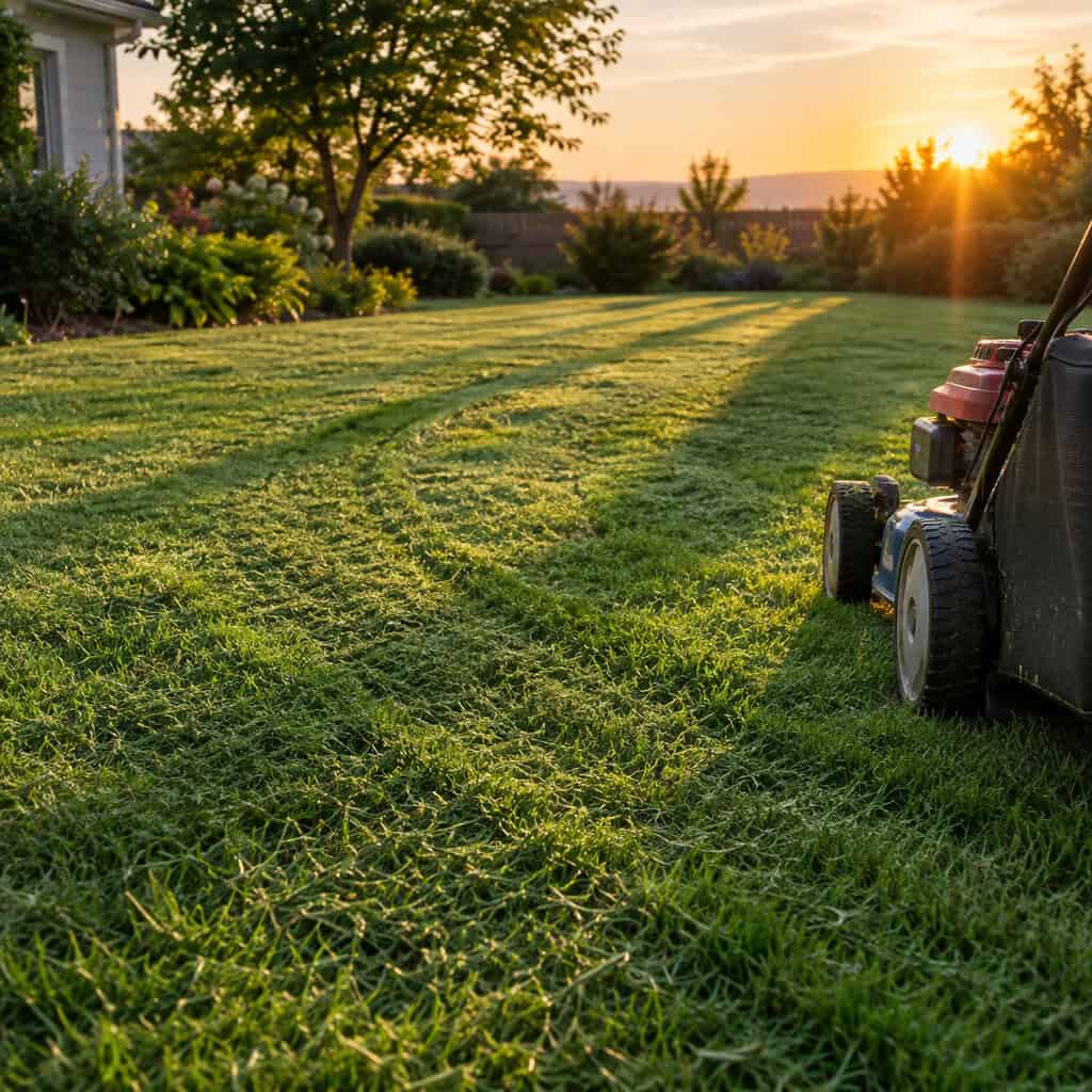 Grass Clippings Left Right Where They Fell